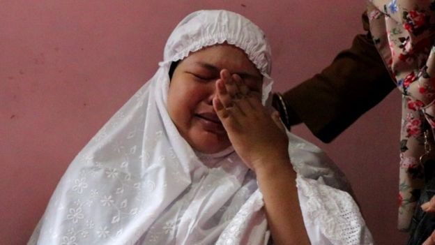Mẹ bé Alif. Ảnh: BBC.