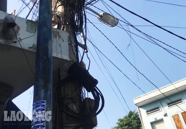 Hiện bảng tên đường đã được tháo gỡ. Ảnh: Anh Nhàn.