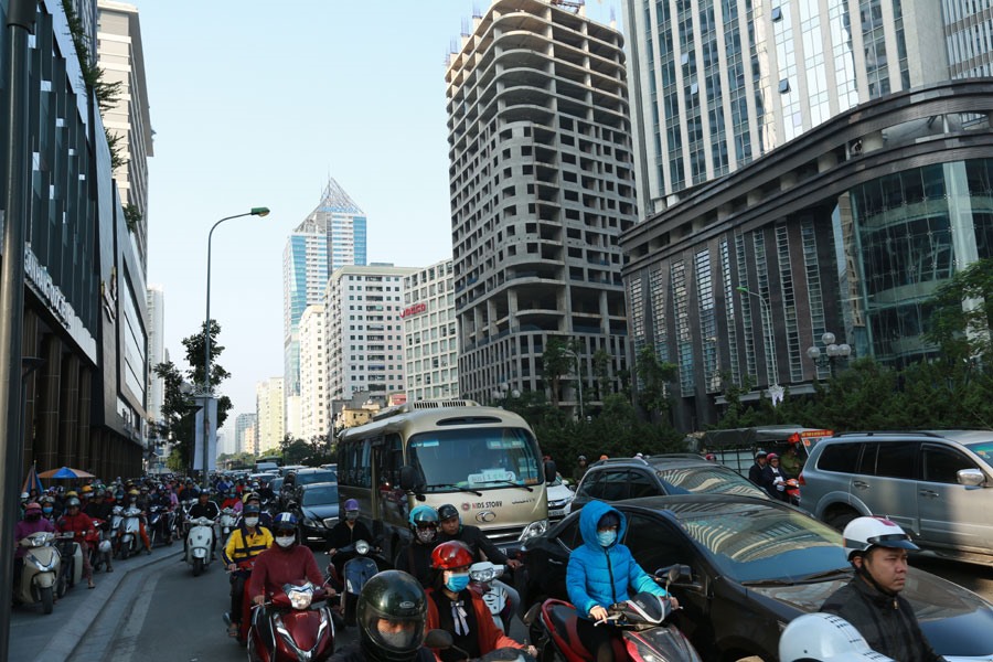 Chung cư, nhà cao tầng tại Hà Nội chịu được động đất cấp 7, cấp 8. Ảnh: HẢI NGUYỄN