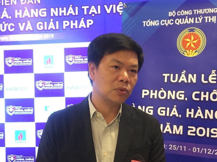 Ông Nguyễn Hữu Tuấn, Trưởng phòng quản lý hoạt động thương mại điện tử, Cục Thương mại điện tử và Kinh tế số, Bộ Công thương. Ảnh Anh Huy.