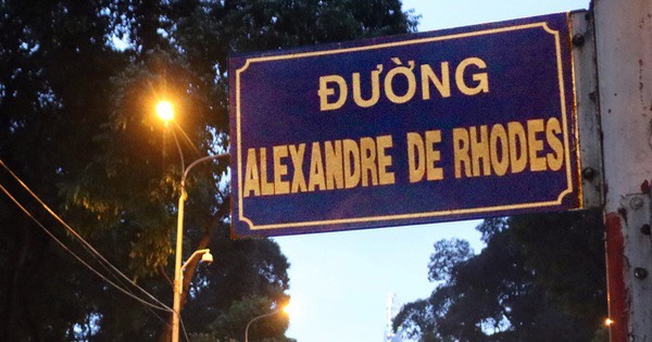 Tên đường Alexandre de Rhodes đã được đặt từ lâu ở TP.HCM. Ảnh: Tư liệu