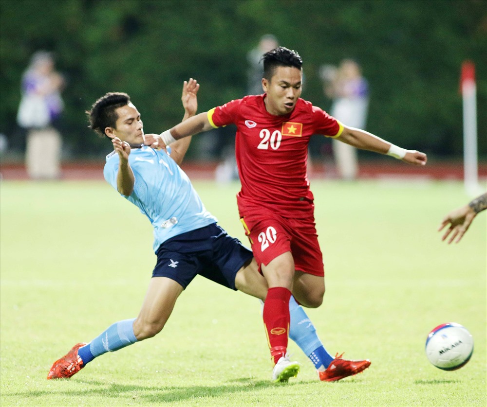 Chiến thắng đậm nhất U22 Việt Nam từng giành được là với tỉ số 5-0 vào năm 2013. Ảnh: G.A