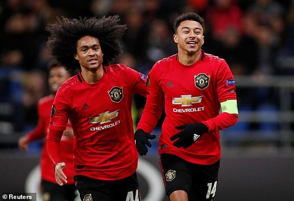 Lingard đã ghi bàn sau chuỗi tịt ngòi quá lâu: Ảnh: Reuters.