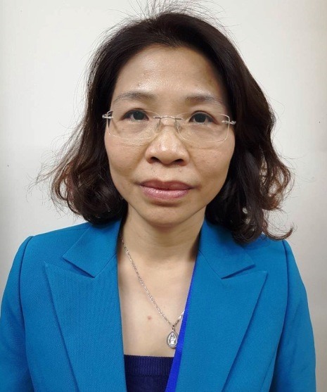 Bị can Phạm Thị Kim Tuyến. Ảnh BCA