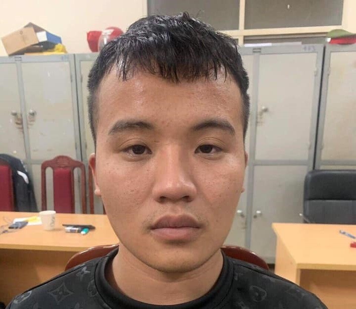 Đối tượng Hoàng Việt Anh (sinh năm 1997, trú tại Phùng Xá, Mỹ Đức). Ảnh: CAHN.