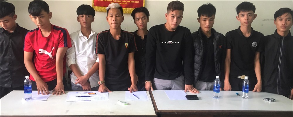 Nhóm thiếu niên trộm hàng loạt xe máy ở TP Đà Nẵng. ảnh: Công an cung cấp