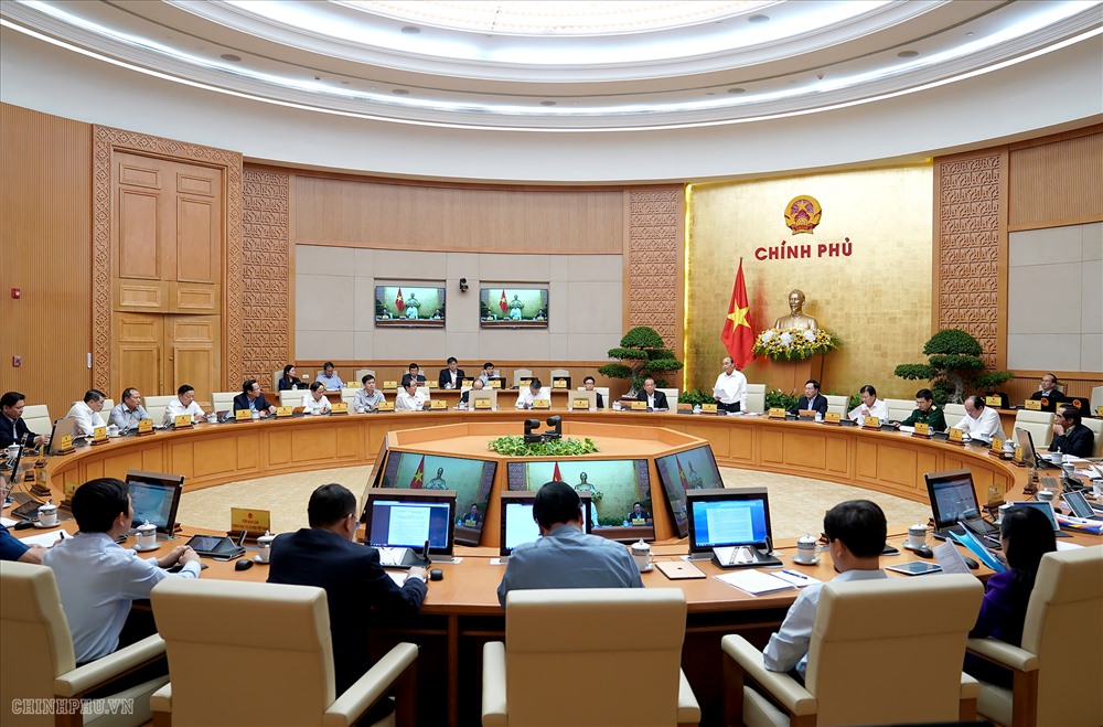 Toàn cảnh phiên họp. Ảnh Quang Hiếu/VGP