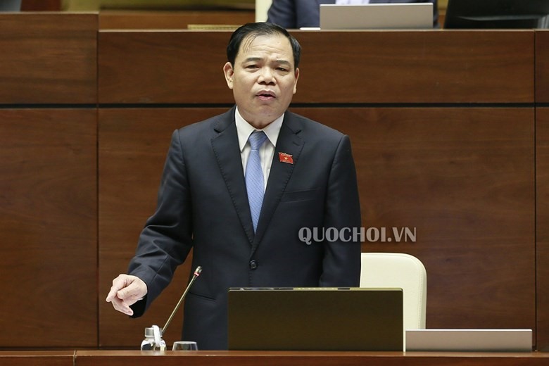 Bộ trưởng Bộ Nông nghiệp và Phát triển Nông thôn Nguyễn Xuân Cường. Ảnh quochoi.vn