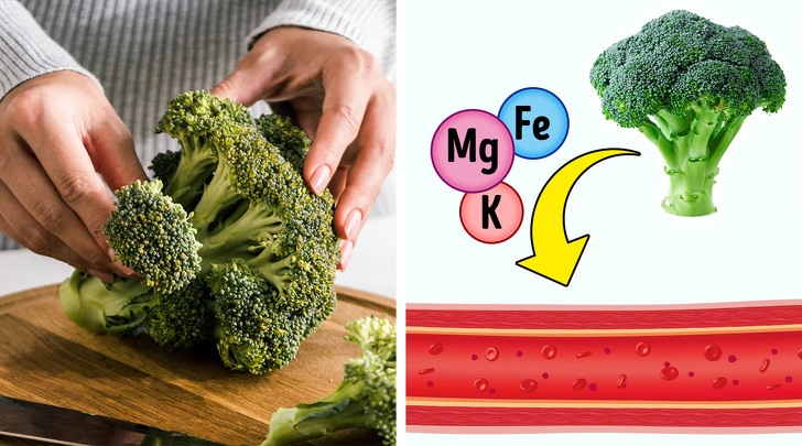 Bông cải xanh (súp lơ) là một trong những thực phẩm “vàng” trong những ngày “đèn đỏ“. Ảnh: Brightside