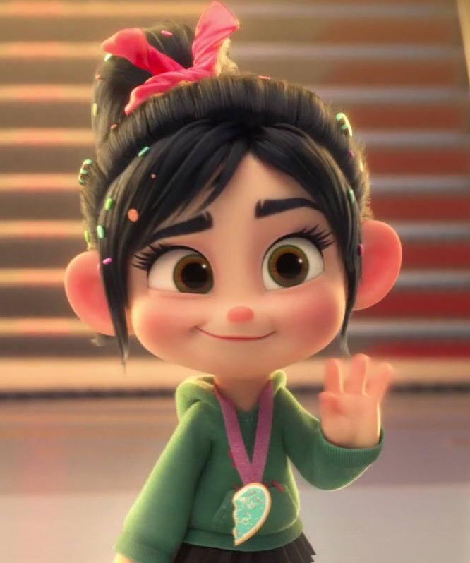 Vanellope vẫn luôn cười. Ảnh: Disney Wiki - Fandom.