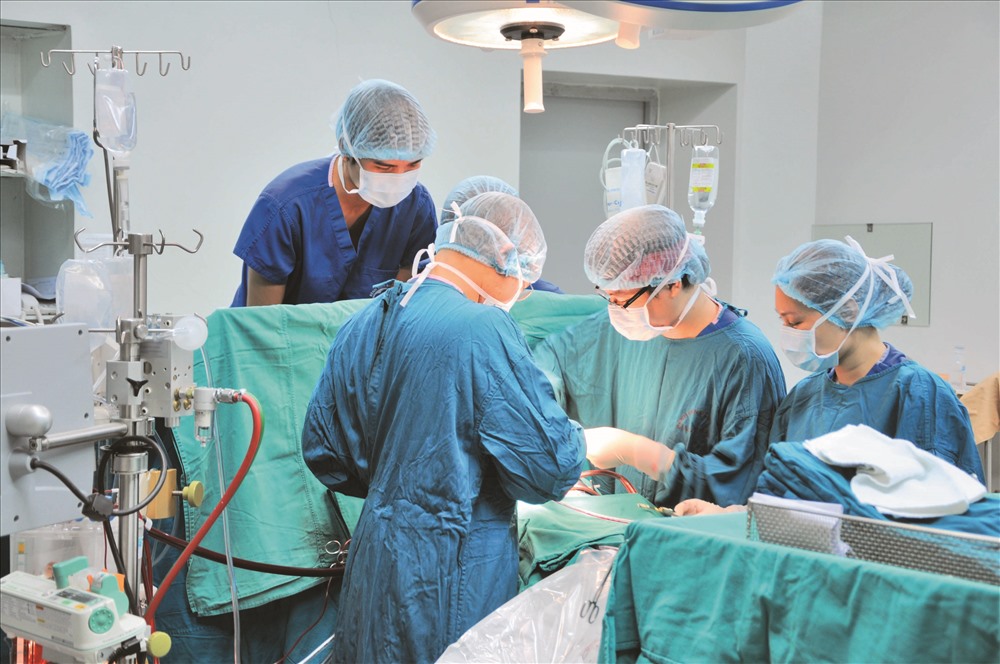 Một ca phẫu thuật tim. Ảnh: BVCC