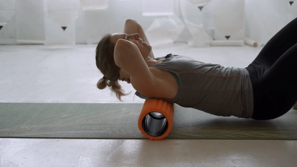 Lăn foam roller lưng trên