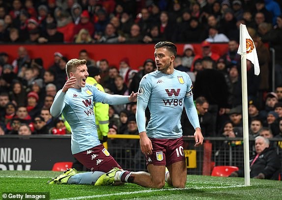 Siêu phẩm của Grealish. Ảnh: Getty.