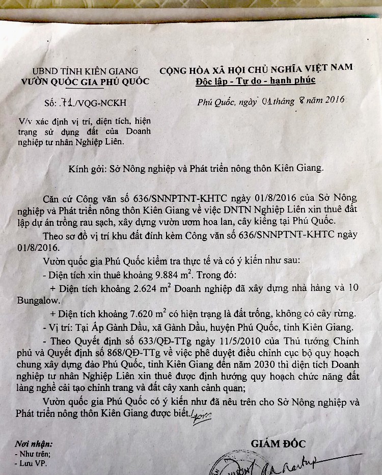 X¨¢c nhn ca Vn quc gia Ph¨² Quc nm 2016. nh: TM