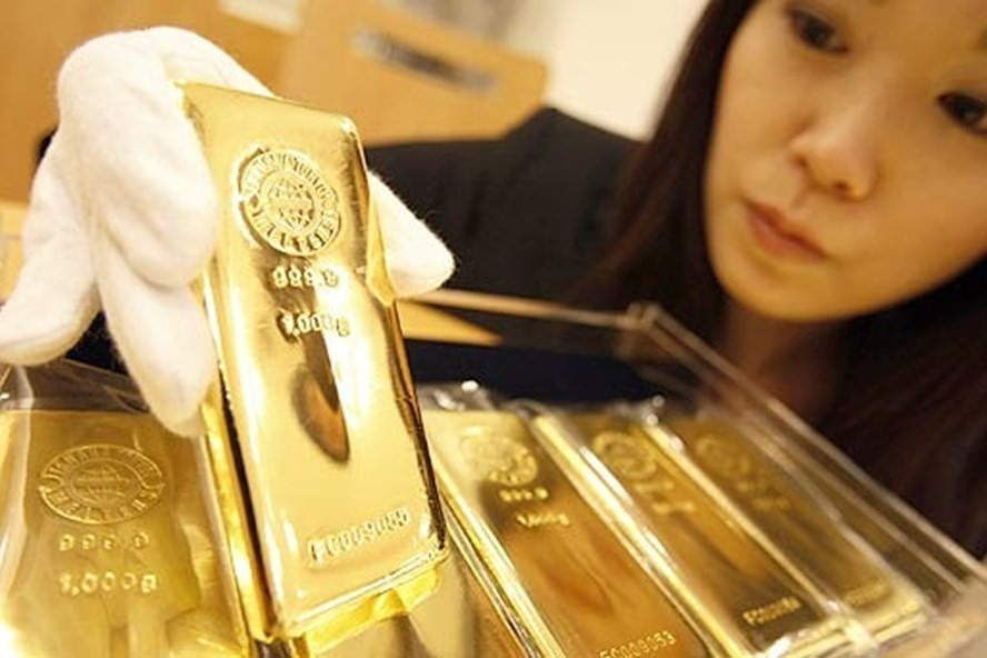 Giá vàng chao đảo trong tuần mới. Ảnh TL