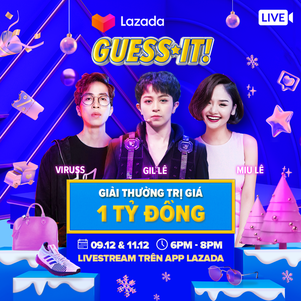 Livestream tương tác Đoán Giá có giải thưởng gồm 10.000 mã giảm giá với tổng giá trị 1 tỷ đồng. Livestream tương tác Đoán Giá có giải thưởng gồm 10.000 mã giảm giá với tổng giá trị 1 tỷ đồng.