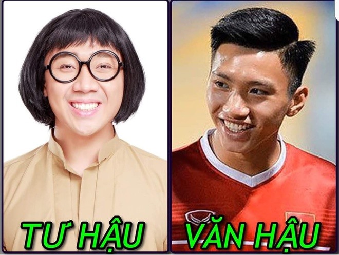 Hình ảnh hài hước mà Trấn Thành chia sẻ. Ảnh: FBNV