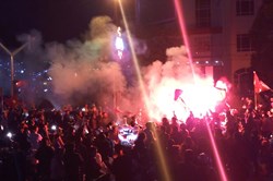 U22 Việt Nam vô địch SEA Games 30, pháo sáng rực trời Thanh Hóa