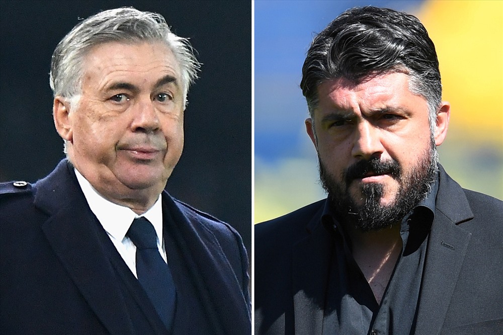 Gattuso đang là người được xem xét để làm HLV tạm quyền của Napoli. Ảnh: The Sun.