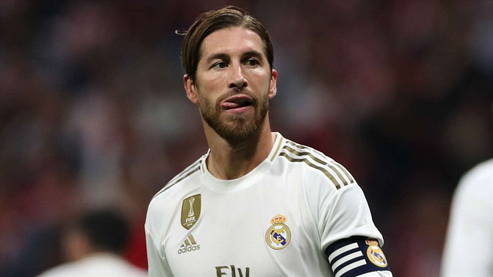 Ramos thán phục tài năng của Ronaldo và Messi. Ảnh Getty