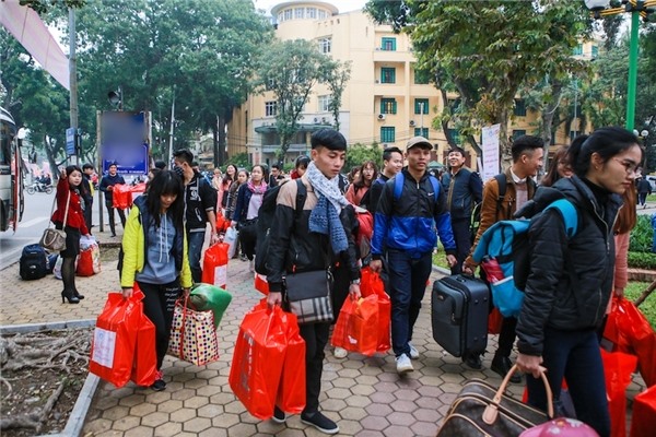 Sinh viên sẽ được nghỉ Tết từ 14 đến 28 ngày, tùy từng trường. Ảnh: Thành Minh