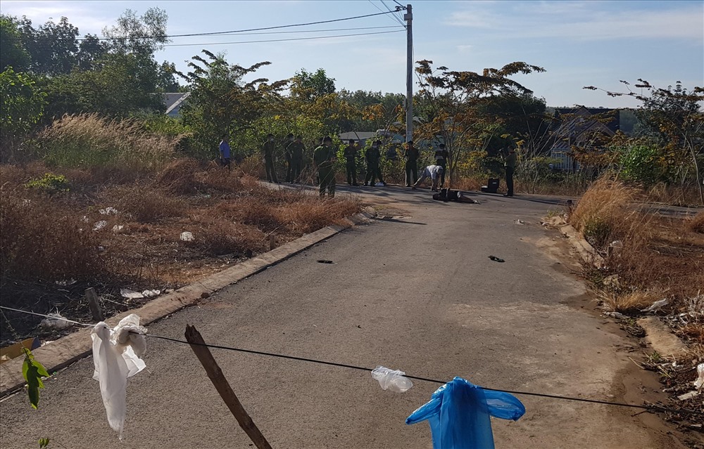 Hiện trường vụ chết người. Ảnh: AX