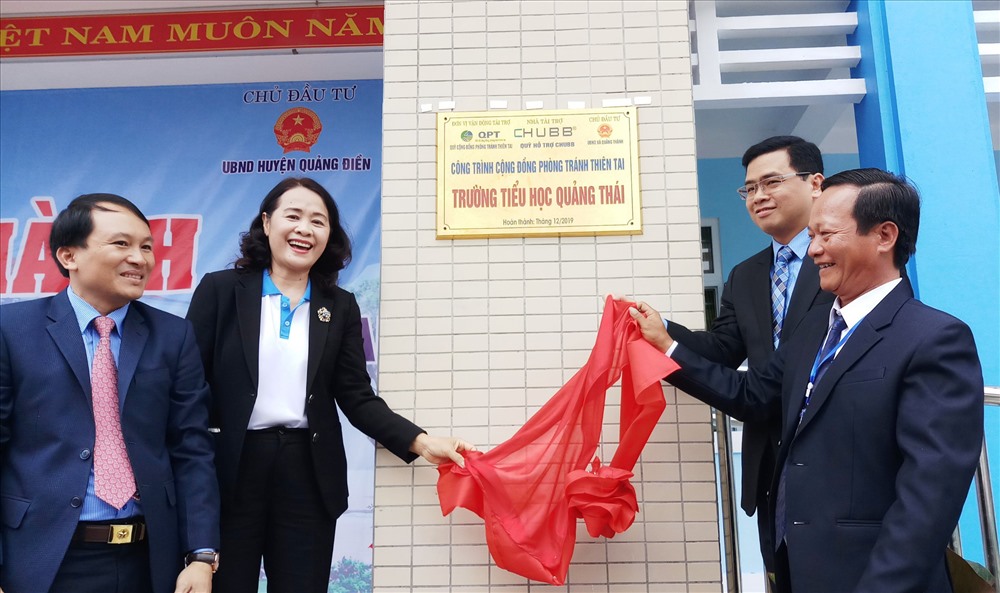 Ngôi trường ngoài tạo điều kiện cho việc dạy và học, đồng thời sẽ là nơi phòng tránh thiên tai.