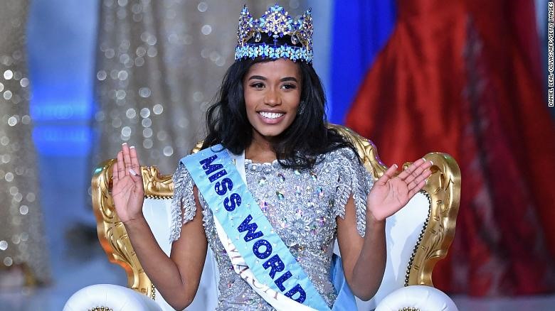 Hoa hậu Jamaica Toni-Ann Singh đăng quang Miss World 2019. Ảnh: AFP/Getty Images