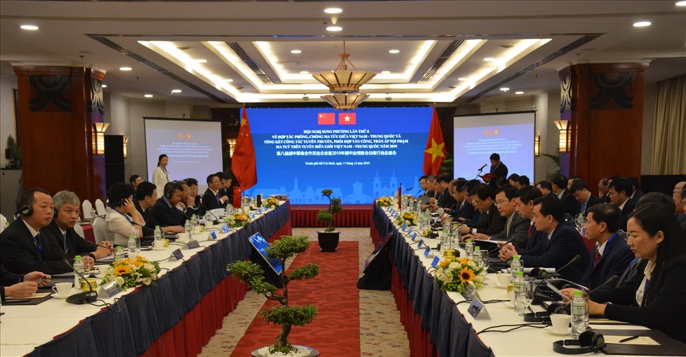 Hội nghị song phương lần thứ 8 về phòng chống ma túy giữa Việt Nam và Trung Quốc diễn ra tại TPHCM. Ảnh: P.L