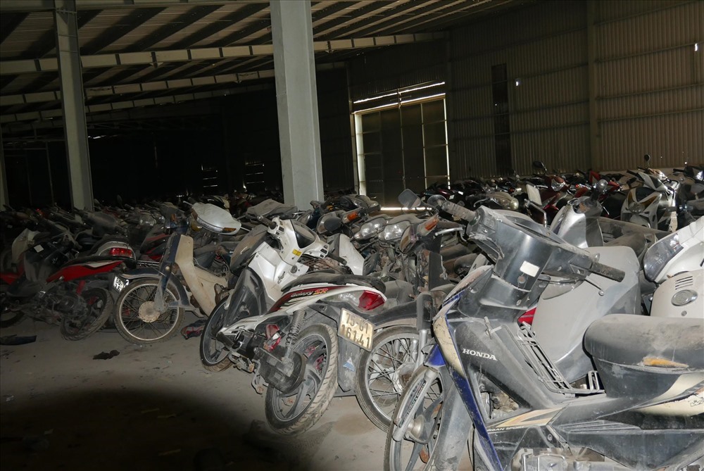 Các xe máy giờ đây đang trong tình trạng xuống cấp trầm trọng. Anh Tú