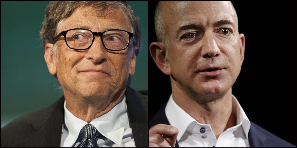 Nguyên nhân có cuộc đua cam go này là bởi trong năm nay, Jeff Bezos đã ly hôn và chia cho vợ số tiền lên đến khoảng 36 tỉ USD. Trong khi đó Bill Gates cũng đã chi ra tới 35 tỉ USD, một số tiền cực kỳ khổng lồ cho các hoạt động thiện nguyện trên khắp thế giới. Ảnh: ST