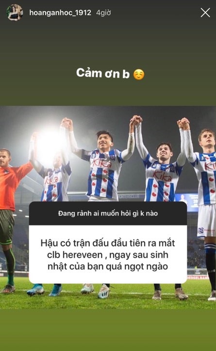 Hoàng Anh đăng tải hình ảnh bạn trai lên trang Instagram. Ảnh: Instagram