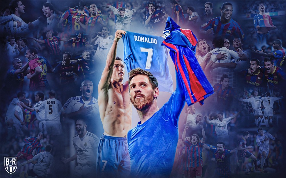El Clasico trong 10 năm qua là của Ronaldo và Messi. Ảnh: Bleacher.