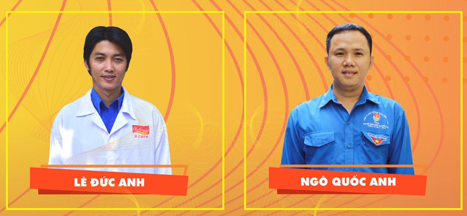 Anh Lê Đức Anh và anh Ngô Quốc Anh