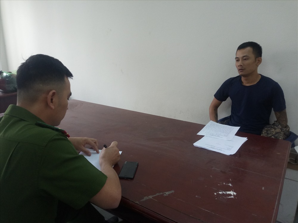 Vũ Quang Duy khai nhận cơ quan điều tra. Ảnh: T.N.D