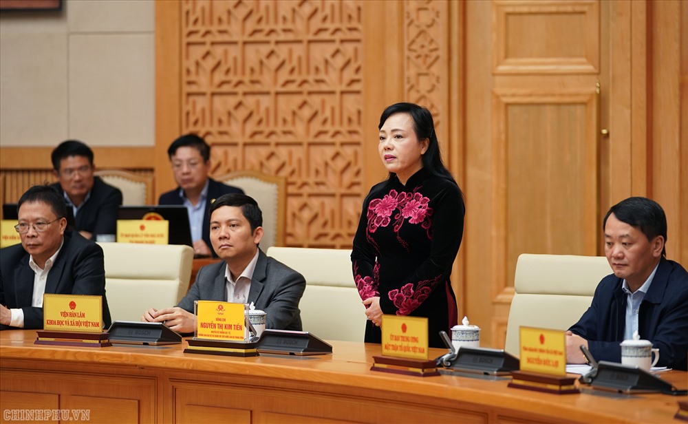 Nguyên Bộ trưởng Bộ Y tế Nguyễn Thị Kim Tiến cảm ơn sự quan tâm của Chính phủ, Thủ tướng Chính phủ - Ảnh: VGP/Quang Hiếu