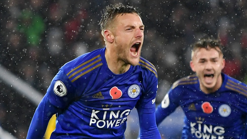 Vardy vẫn đá hay dù đã luống tuổi. Ảnh: Getty.