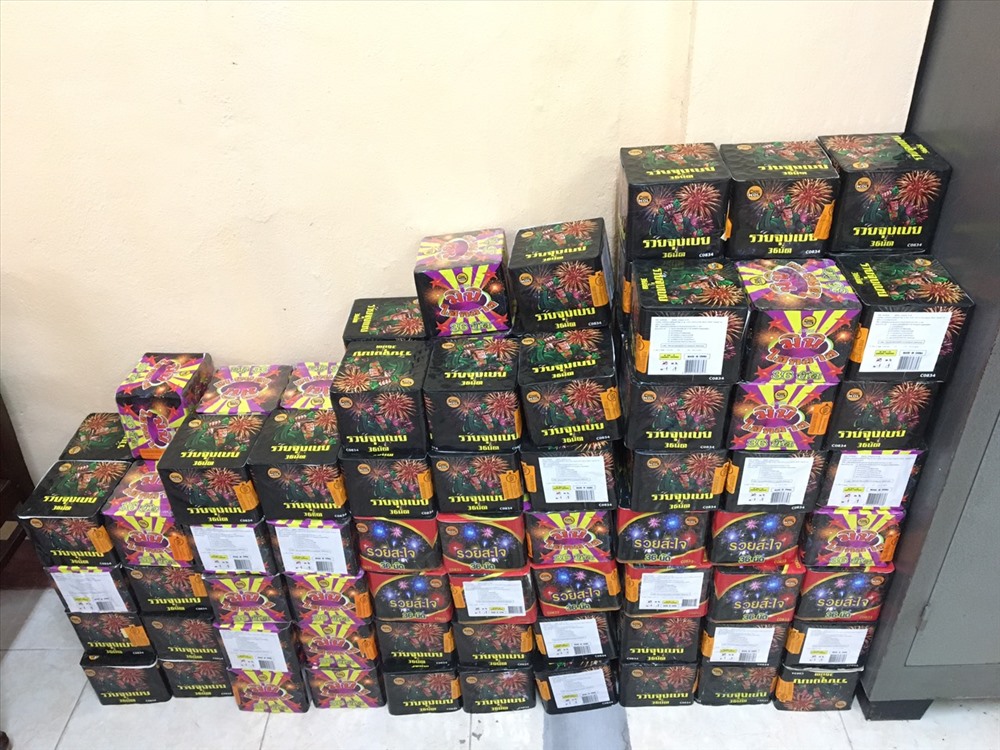 Toàn bộ tang vật đã bị lập biên bản và tạm giữ. Ảnh: CA cung cấp.
