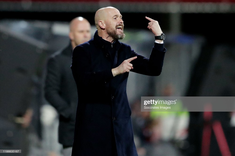 Erick Ten Hag chịu ảnh hưởng lớn từ Pep. Ảnh: Getty