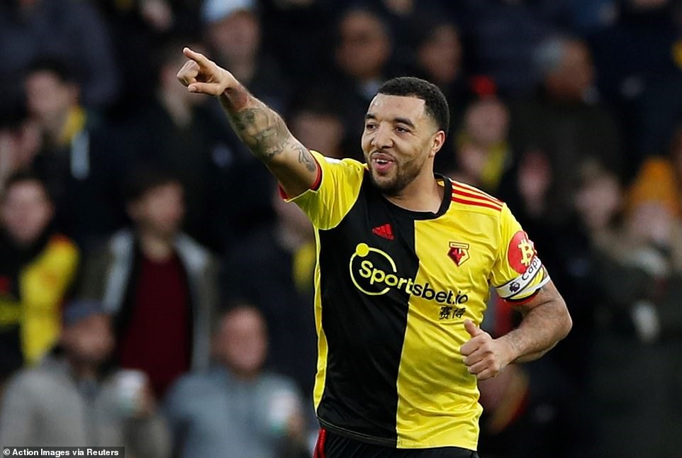 Bàn thắng quan trọng với Deeney sau thời gian dài dưỡng thương. Ảnh: Getty.