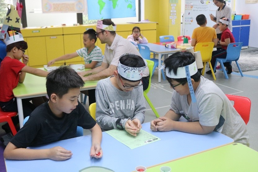 Sự hứng khởi là điều luôn thấy trong mỗi giờ học Toán tại TH School