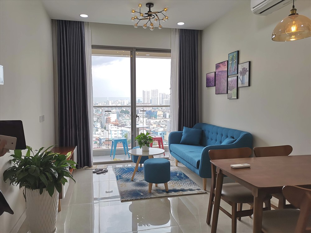 Giá căn hộ cao cấp trên trục đường Bến Vân Đồn, Quận 4, TP.HCM hiện đã tăng tới mức từ 70 triệu đồng/m2 trở lên (ảnh:P.K).