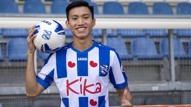 Văn Hậu chờ gần 4 tháng cho màn ra mắt đội 1 Ảnh: SC Heerenveen