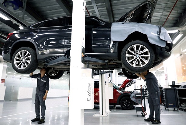 Xưởng dịch vụ tiêu chuẩn BMW toàn cầu tại Việt Nam.