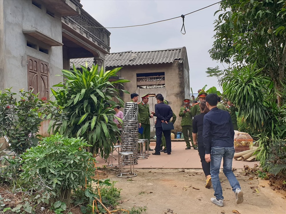 Nhà của đối tượng Hoàng Văn Chín.