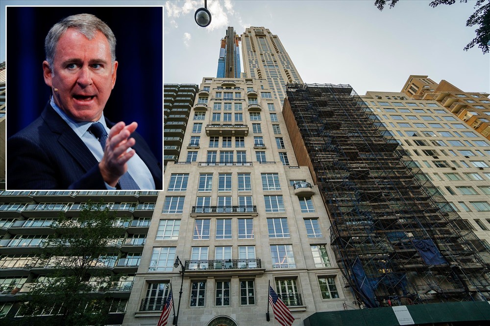 Ken Griffin từng giữ nhiều kỷ lục mua căn hộ đắt nhất ở Miami, Chicago... Tỉ phú này cũng sở hữu 3 ngôi nhà sang trọng khác ở Chicago, 6 ngôi nhà ở khu vực Palm Beach của Florida và 2 ngôi nhà ở Hawaii. Ảnh: New York Post