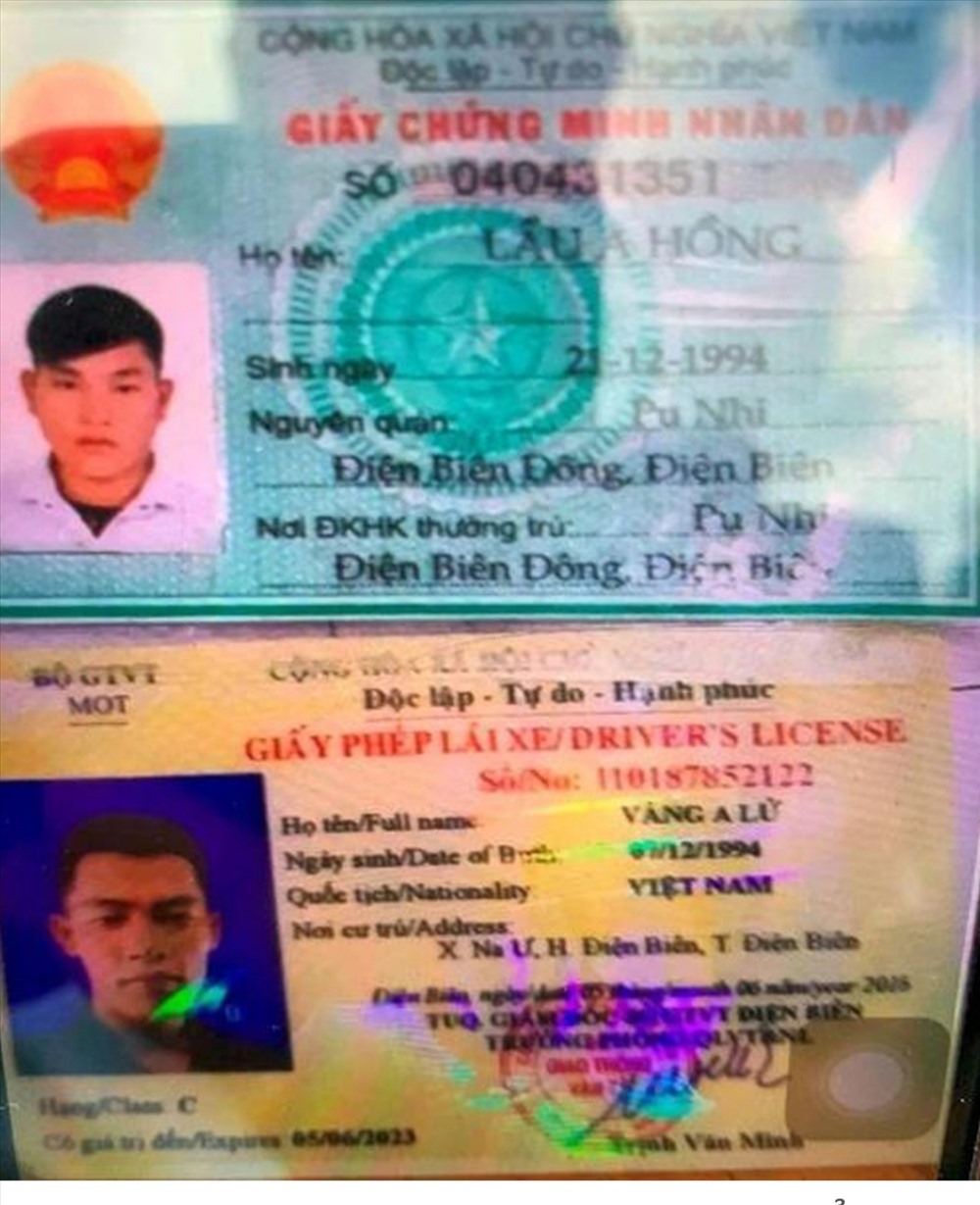 Hai nghi phạm liên quan đến vụ án. Ảnh: CAQB