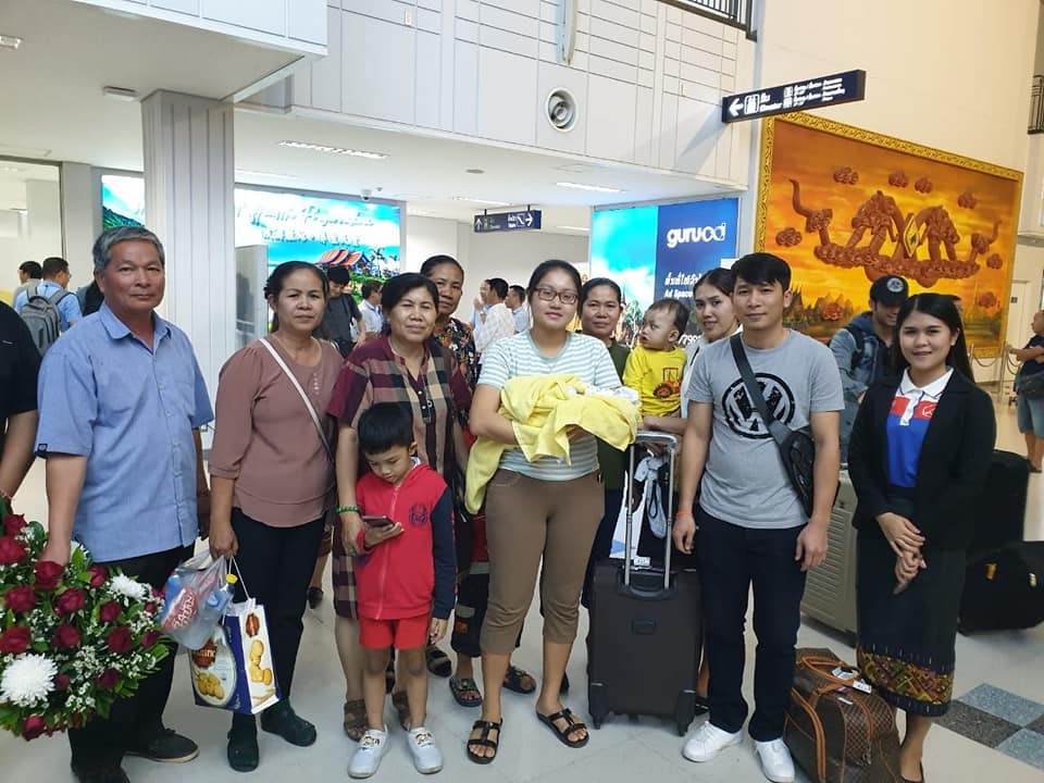 Đại gia đình bé Palamy hạnh phúc khi chứng kiến từng ngày bé dần hồi phục. Ảnh: GĐCC.