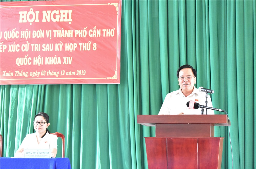 Ông Nguyễn Thanh Xuân - Phó Trường .Ảnh: Thành Nhân.