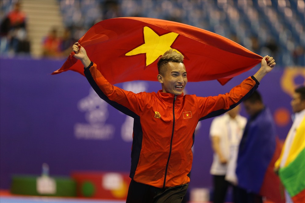 Wushu là nội dung thi đấu mang về 3 tấm Huy chương Vàng. Ảnh: D.P